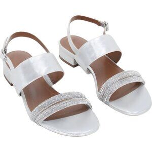 Style Co Selbiee Silver Slingback Dress Sandal Women's US 8M